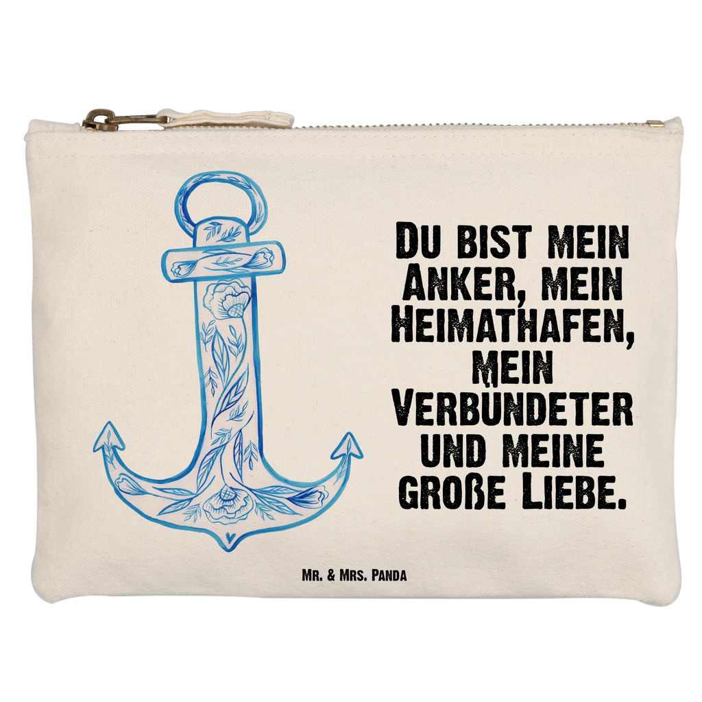 torebka na makijaż kotwica Niebieski Waschbeutel, Schminktasche, Etui, beauty case, utensilientasche, beauty tasche, Schminktäschchen, Kulturtasche, Federmappe, Kulturbeutel, Kosmetikbeutel, Waschtasche, Kosmetiktasche, aufbewahrungstasche, pencil case, aufbewahrungsbeutel, toiletry bag, Stiftemäppchen, Schlampermäppchen, pinsel tasche, Mäppchen, Schminkbeutel, kosmetiktäschchen, Tiermotive, Tiere, Lustige Sprüche, Gute Laune