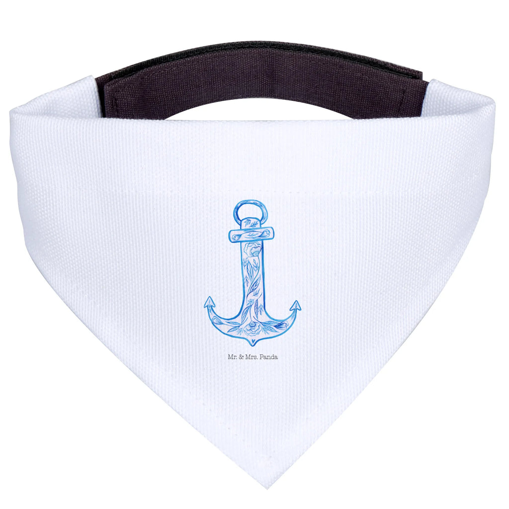 Dog neckerchief anchor Blue Hunde, Tuch, mittel, mittelgroße Hunde, Halstuch, Hundehalstuch, Tiermotive, Gute Laune, lustige Sprüche, Tiere