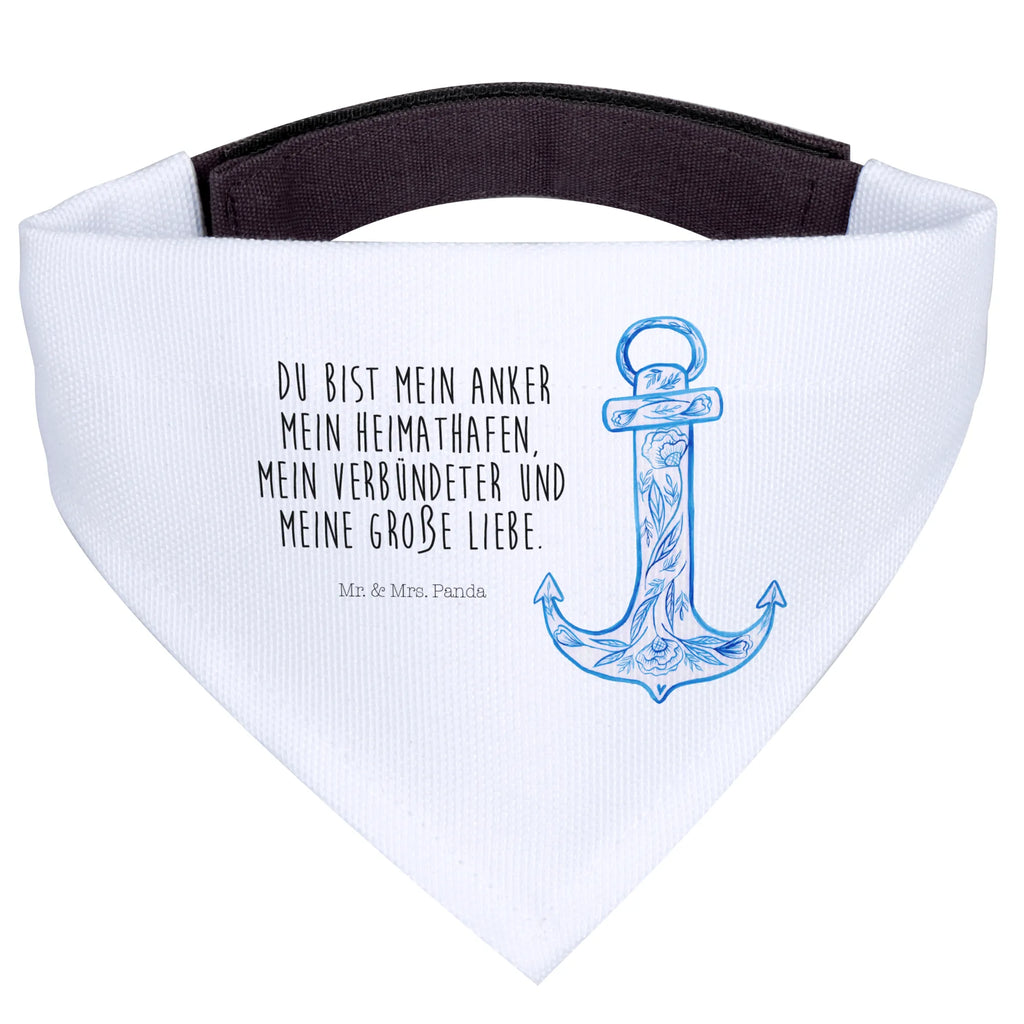 Dog neckerchief anchor Blue Hunde, Tuch, mittel, mittelgroße Hunde, Halstuch, Hundehalstuch, Tiermotive, Gute Laune, lustige Sprüche, Tiere