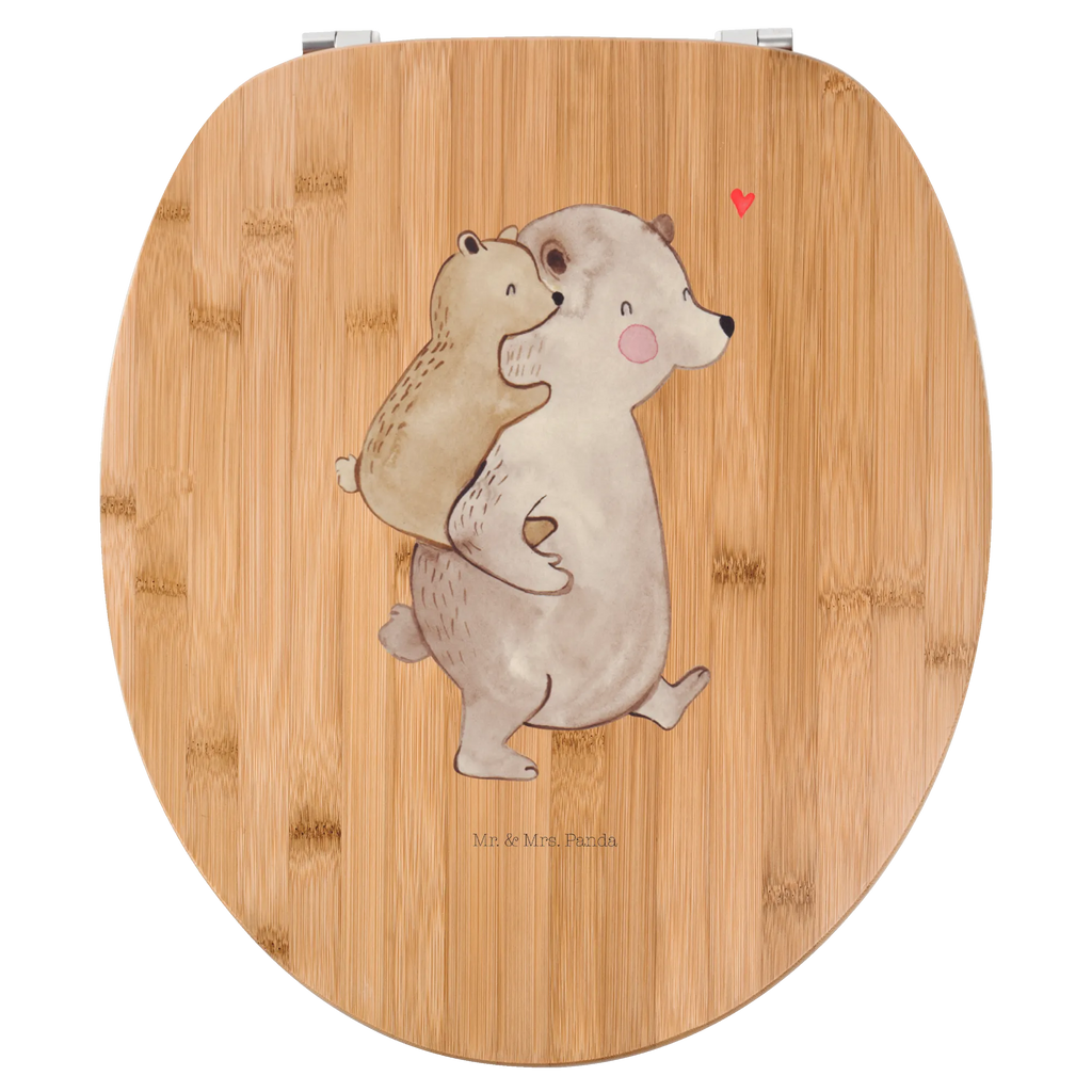 Motiv WC Sitz Papa Bär WC-Sitz, Klodeckel, Toilettendeckel, Toilette, Klobrille, Familie, Vatertag, Muttertag, Bruder, Schwester, Mama, Papa, Oma, Opa, Onkel, Papi, Geburtstag, Vater, Vati, Geschenk