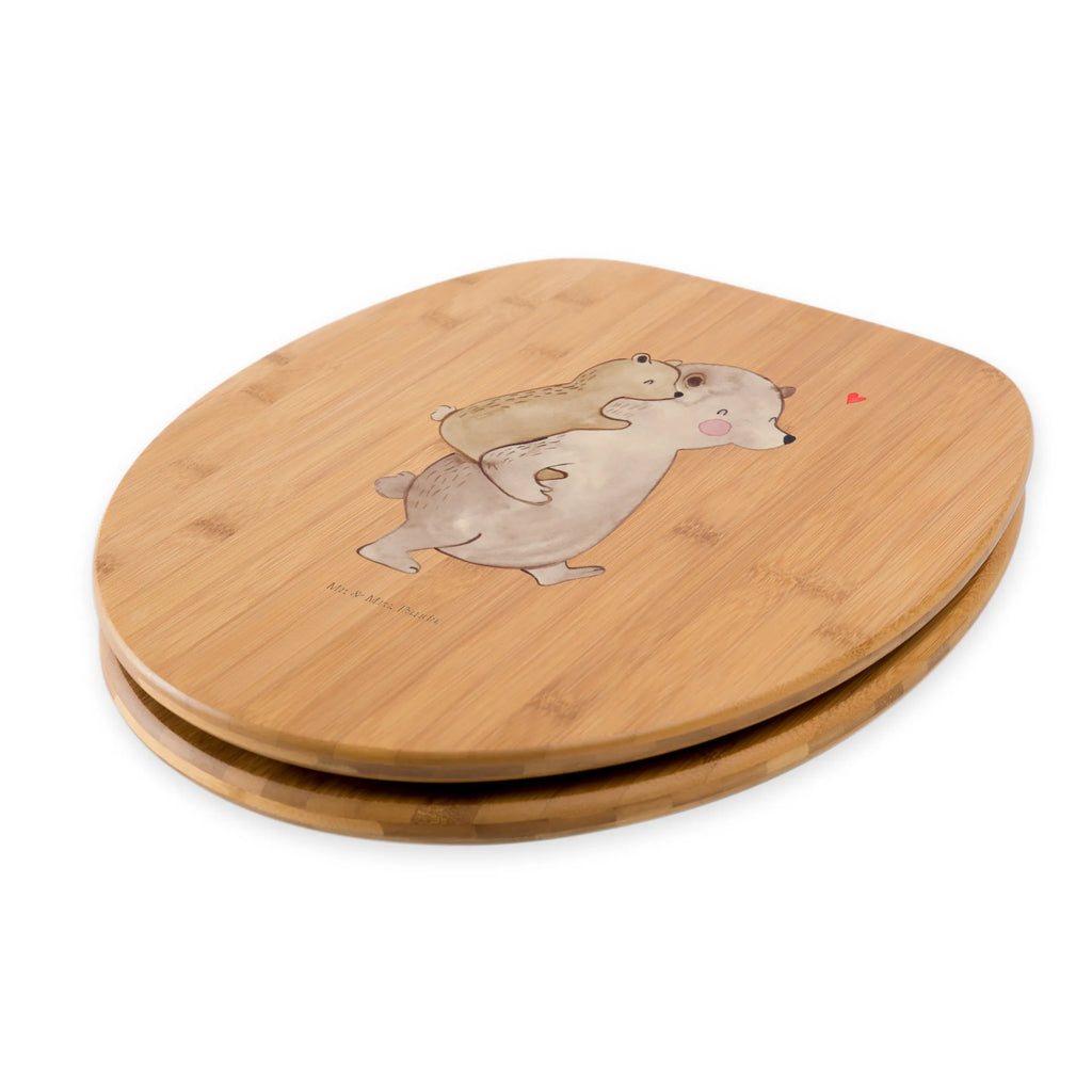 Motiv WC Sitz Papa Bär WC-Sitz, Klodeckel, Toilettendeckel, Toilette, Klobrille, Familie, Vatertag, Muttertag, Bruder, Schwester, Mama, Papa, Oma, Opa, Onkel, Papi, Geburtstag, Vater, Vati, Geschenk