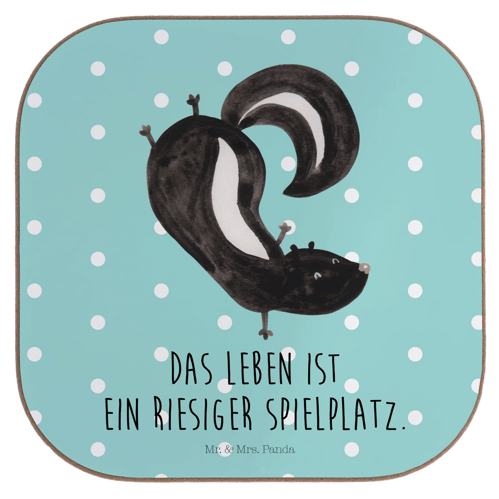 Podkładka skunks stojka Getränkeuntersetzer, Untersetzer, Untersetzer Gläser, Untersetzer Holz, Untersetzer Design, Glasuntersetzer, Bierdeckel, Korkuntersetzer, Untersetzer für Gläser, Untersetzer aus Holz, Tassen Untersetzer, Holzuntersetzer, Stinktier, Skunk, verpielt, Raubtier, Wildtier, Stinki, Spielplatz, Stinker, Kind