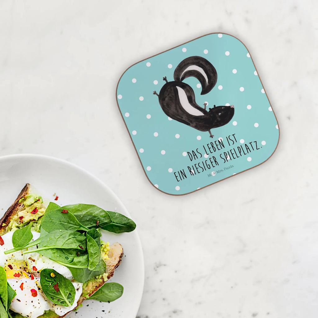 Podkładka skunks stojka Getränkeuntersetzer, Untersetzer, Untersetzer Gläser, Untersetzer Holz, Untersetzer Design, Glasuntersetzer, Bierdeckel, Korkuntersetzer, Untersetzer für Gläser, Untersetzer aus Holz, Tassen Untersetzer, Holzuntersetzer, Stinktier, Skunk, verpielt, Raubtier, Wildtier, Stinki, Spielplatz, Stinker, Kind
