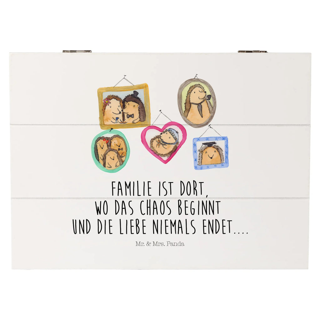 Holzkiste Igel Familie XXL, Kiste, Erinnerungsbox, Schatulle, Holzkiste, Geschenkbox, Schatzkiste, Dekokiste, Aufbewahrungsbox, Truhe, Geschenkdose, Erinnerungskiste, Familie, Vatertag, Muttertag, Bruder, Schwester, Mama, Papa, Oma, Opa, Zusammenhalt, Bilder, Liebe, Igel, Glück