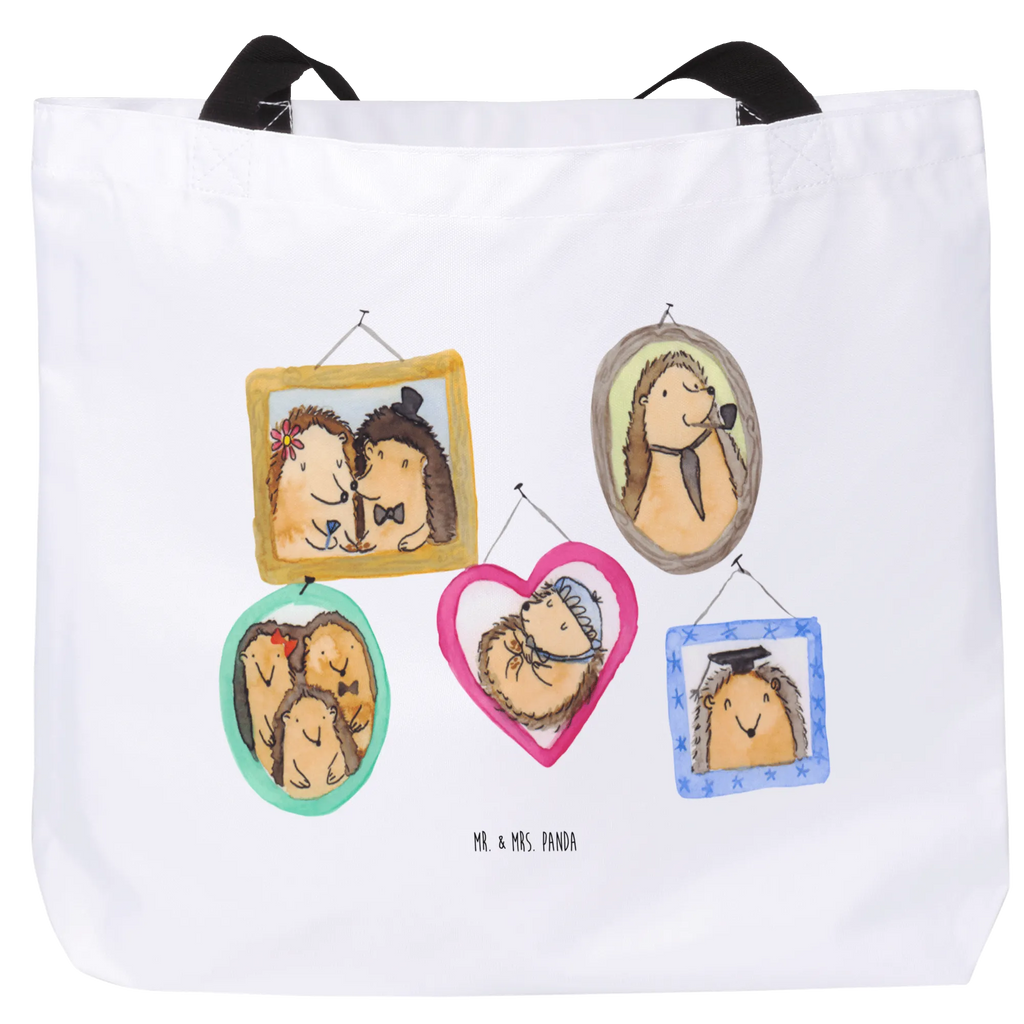Shopper Igel Familie Alltagstasche, Schulbeutel, XXL Tasche, Einkaufsbeutel, Schultasche, Tragebeutel, Beutel, Freizeittasche, Strandtasche, Ausflug, Tüte, XL, Einkaufstasche, Schultertasche, Stofftasche, Shopper, Oma, Opa, Muttertag, Familie, Schwester, Bruder, Vatertag, Mama, Papa, Igel, Bilder, Zusammenhalt, Glück, Liebe