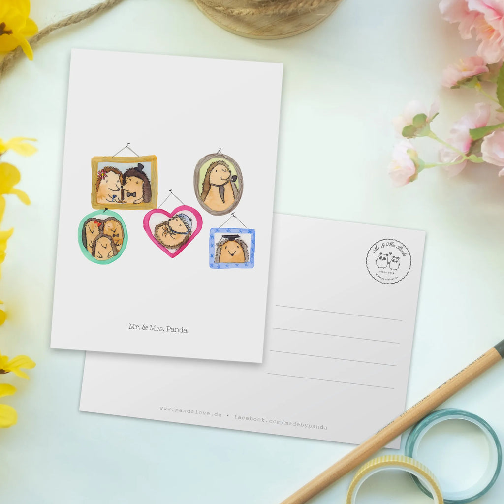 Pocztówka Rodzina jeży Grußkarte, Karte, Ansichtskarten, Geburtstagskarte, Einladungskarte, Postkarte, Einladungskarten Geburtstag, Ansichtskarte, Einladung, Dankeskarte, Geschenkkarte, Einladung Geburtstag, Familie, Vatertag, Muttertag, Bruder, Schwester, Mama, Papa, Oma, Opa, Igel, Glück, Zusammenhalt, Bilder, Liebe