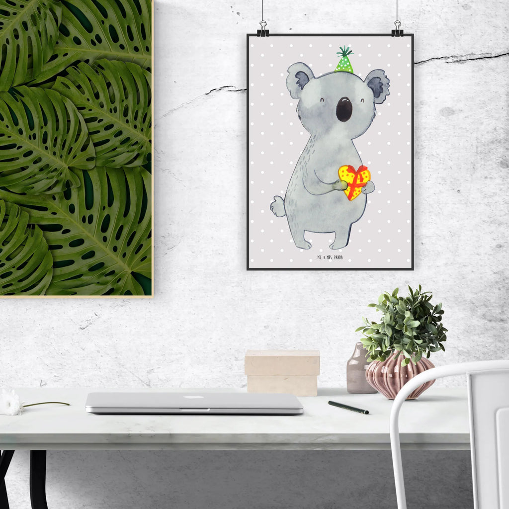 Poster Koala bear Gift Posterdruck, Panda Poster, Wandschmuck, Kunstdruck, wandkunst, Designposter, Wanddekoration, Mr. & Mrs. Panda Poster, Plakat, grafikposter, Wandposter, Deko Poster, Deko Bild, wanddruck, kunstposter, kunstdruck poster, Design Poster, Bild, typografie poster, wanddeko, Wandbild, drucke, Wanddeko Bild, Poster, Koala, Koalabär, Geschenk, Geburtstag, Party