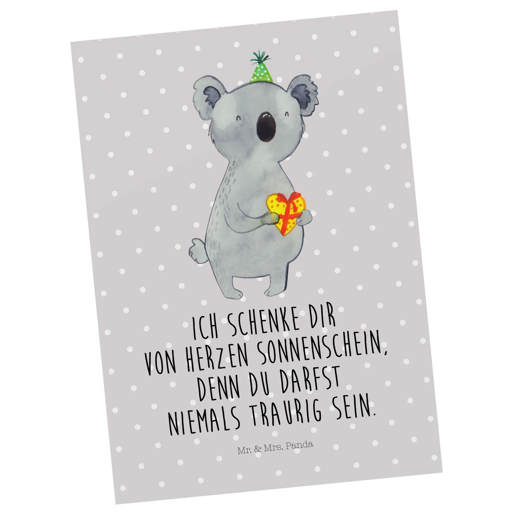 Postkarte Koala Geschenk Karte, Geschenkkarte, Grußkarte, Einladungskarte, Einladung, Geburtstagskarte, Dankeskarte, Einladung Geburtstag, Ansichtskarten, Einladungskarten Geburtstag, Ansichtskarte, Postkarte, Koala, Koalabär, Party, Geschenk, Geburtstag
