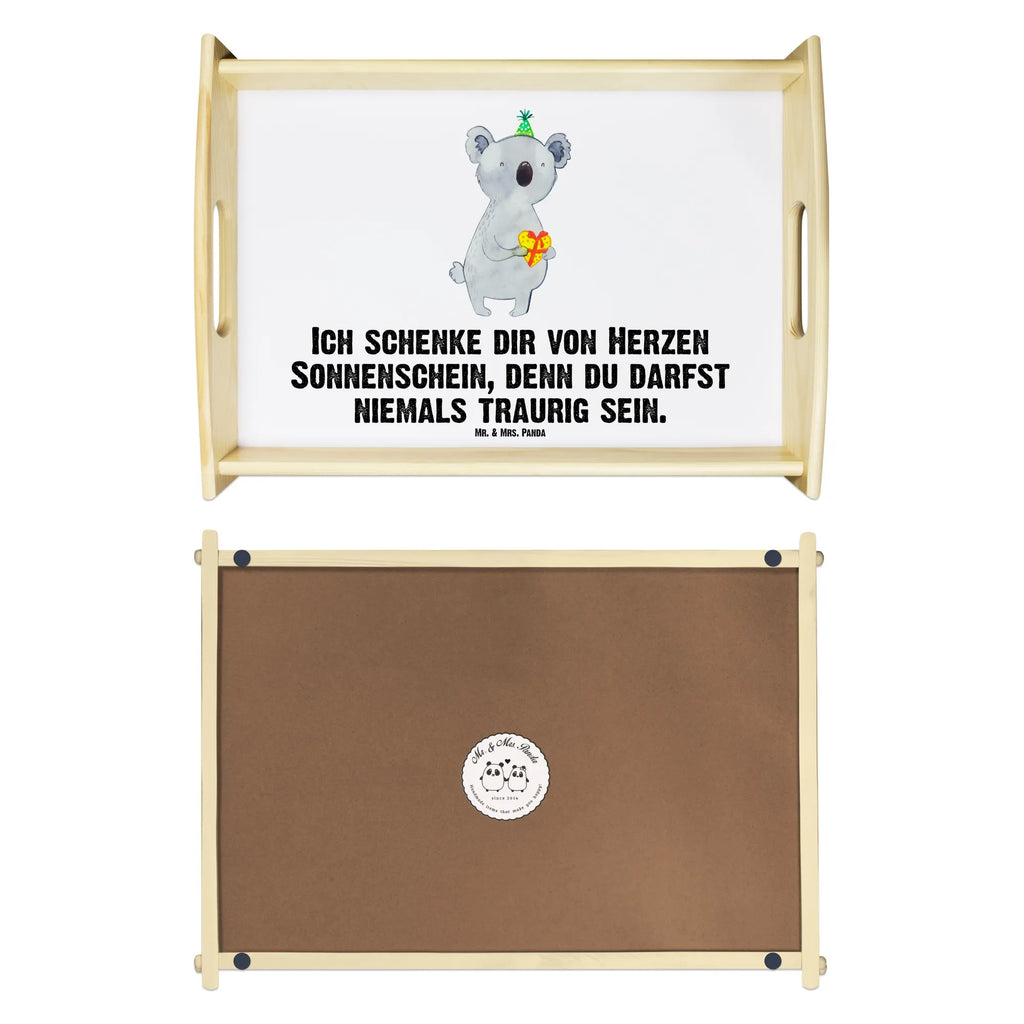 Serviertablett Koala Geschenk Tablett, Dekotablett, Küchentablett, Serviertablett, Frühstückstablett, Holztablett, Koala, Koalabär, Geburtstag, Party, Geschenk