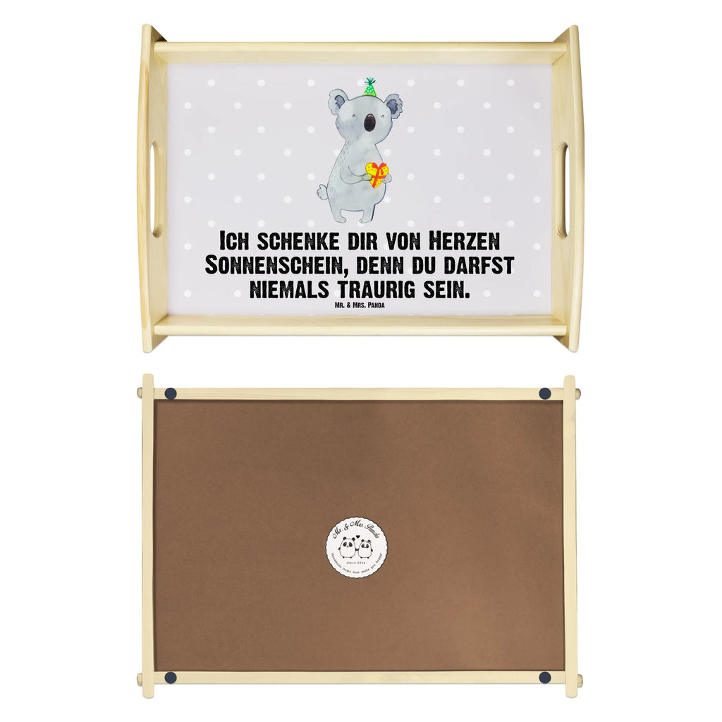 Serviertablett Koala Geschenk Tablett, Dekotablett, Küchentablett, Serviertablett, Frühstückstablett, Holztablett, Koala, Koalabär, Geburtstag, Party, Geschenk