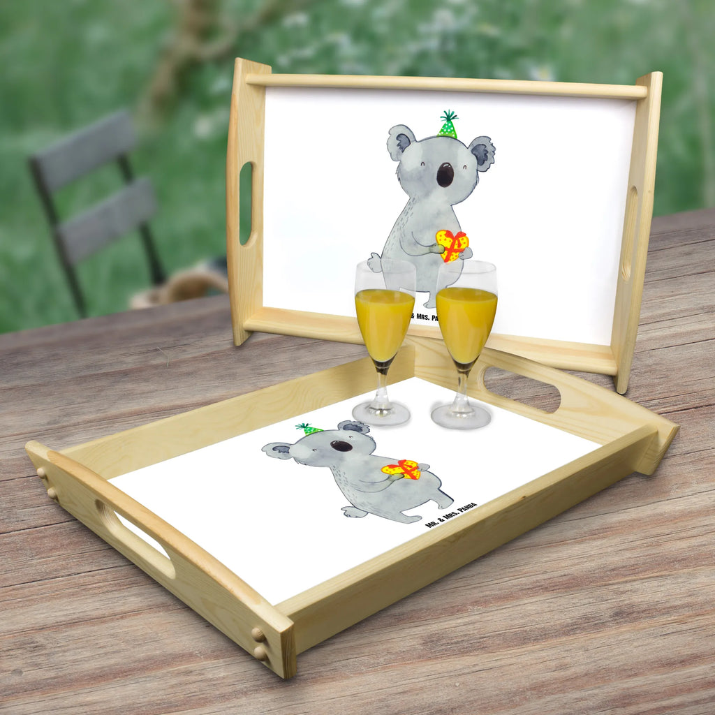 Serviertablett Koala Geschenk Tablett, Dekotablett, Küchentablett, Serviertablett, Frühstückstablett, Holztablett, Koala, Koalabär, Geburtstag, Party, Geschenk