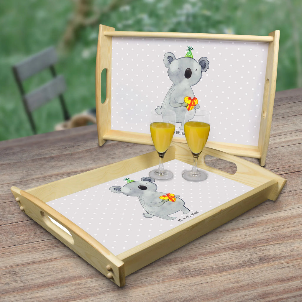 Serviertablett Koala Geschenk Tablett, Dekotablett, Küchentablett, Serviertablett, Frühstückstablett, Holztablett, Koala, Koalabär, Geburtstag, Party, Geschenk