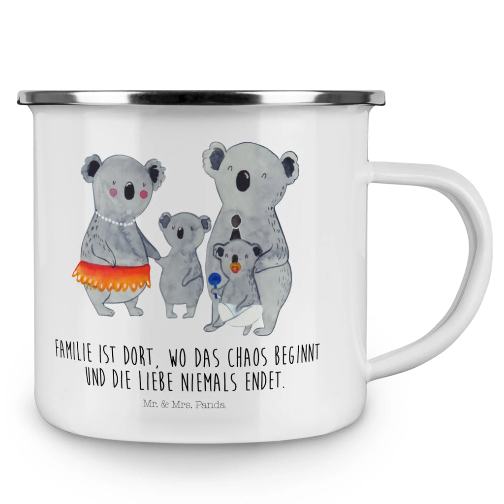 Enamel camping mug Koala Family wanderbecher, blechbecher, Campingbecher, wandertasse, Tasse, Emaille Tasse, Emailletasse, Teebecher, Emaille Becher, Pott, Trinkbecher, Becher, Tasse Emaille, becher emaille, Kaffeebecher, Teetasse, Metalltasse, Campingtasse, Blechtasse, Kaffeetasse, metallbecher, Reisebecher, emaillebecher, reisetasse, Oma, Opa, Muttertag, Familie, Schwester, Bruder, Vatertag, Mama, Papa, Familienleben, Family, Koalas, Geschwister, Kinder, Koala