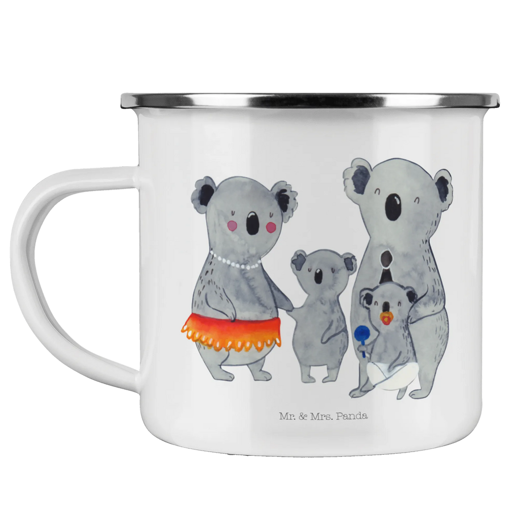 Enamel camping mug Koala Family wanderbecher, blechbecher, Campingbecher, wandertasse, Tasse, Emaille Tasse, Emailletasse, Teebecher, Emaille Becher, Pott, Trinkbecher, Becher, Tasse Emaille, becher emaille, Kaffeebecher, Teetasse, Metalltasse, Campingtasse, Blechtasse, Kaffeetasse, metallbecher, Reisebecher, emaillebecher, reisetasse, Oma, Opa, Muttertag, Familie, Schwester, Bruder, Vatertag, Mama, Papa, Familienleben, Family, Koalas, Geschwister, Kinder, Koala