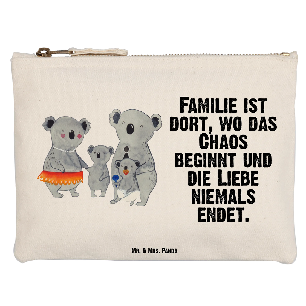 torebka na makijaż Rodzina koali Schminktasche, Schminkbeutel, beauty case, Kosmetikbeutel, kosmetiktäschchen, aufbewahrungstasche, Schminktäschchen, Kulturbeutel, beauty tasche, pencil case, Waschbeutel, Stiftemäppchen, Federmappe, pinsel tasche, Waschtasche, Etui, Mäppchen, utensilientasche, toiletry bag, Schlampermäppchen, aufbewahrungsbeutel, Kosmetiktasche, Kulturtasche, Bruder, Papa, Opa, Schwester, Oma, Familie, Vatertag, Mama, Muttertag, Koalas, Geschwister, Familienleben, Kinder, Family, Koala