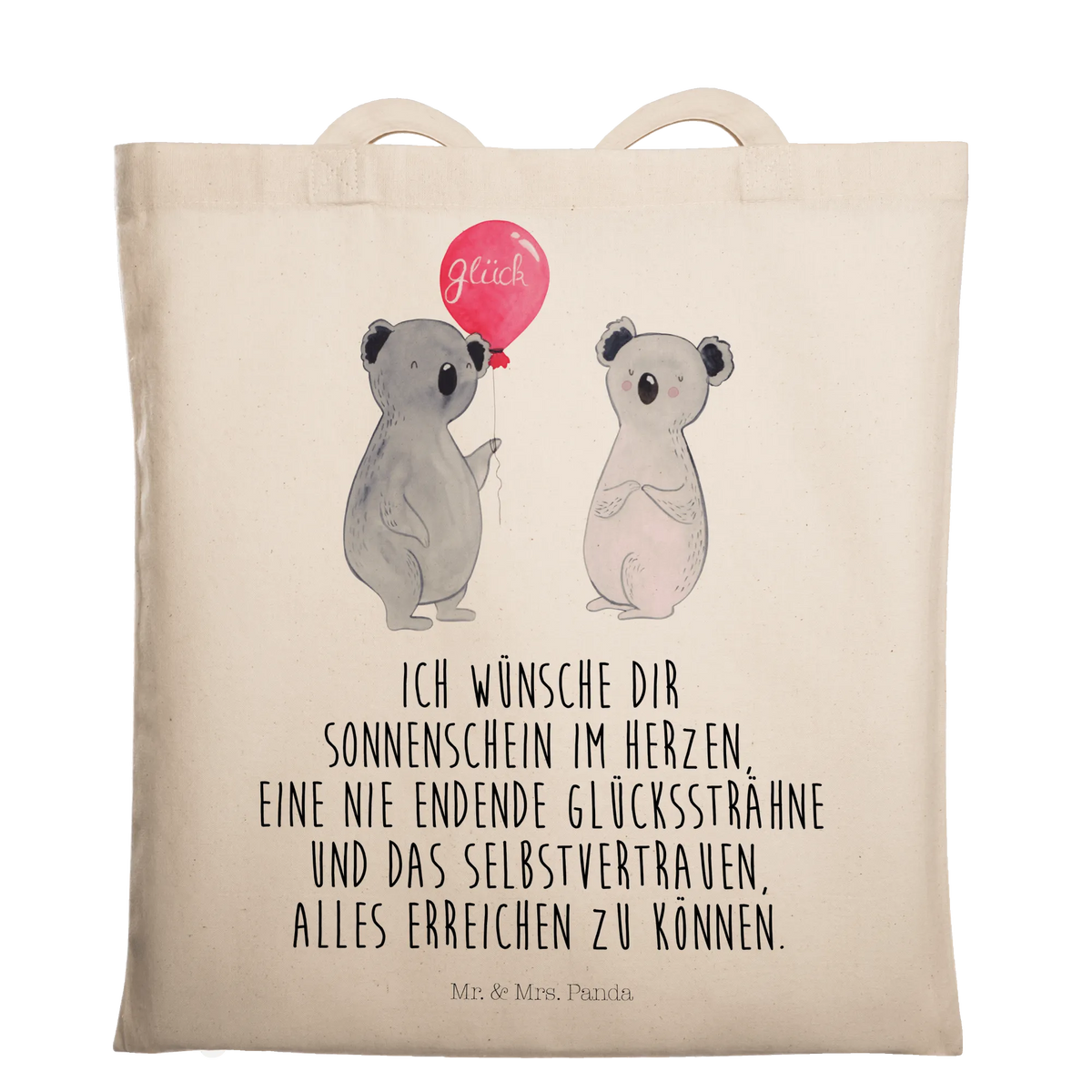Tote bag Koala bear balloon birthday, present, balloon