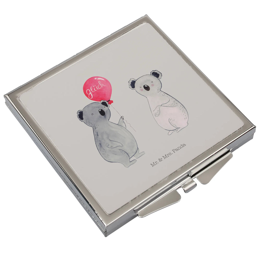 Handbag mirror Koala bear balloon silver, square, make-up mirror, make up, mirror, handbag, Koala, present, party, birthday, koala, balloon