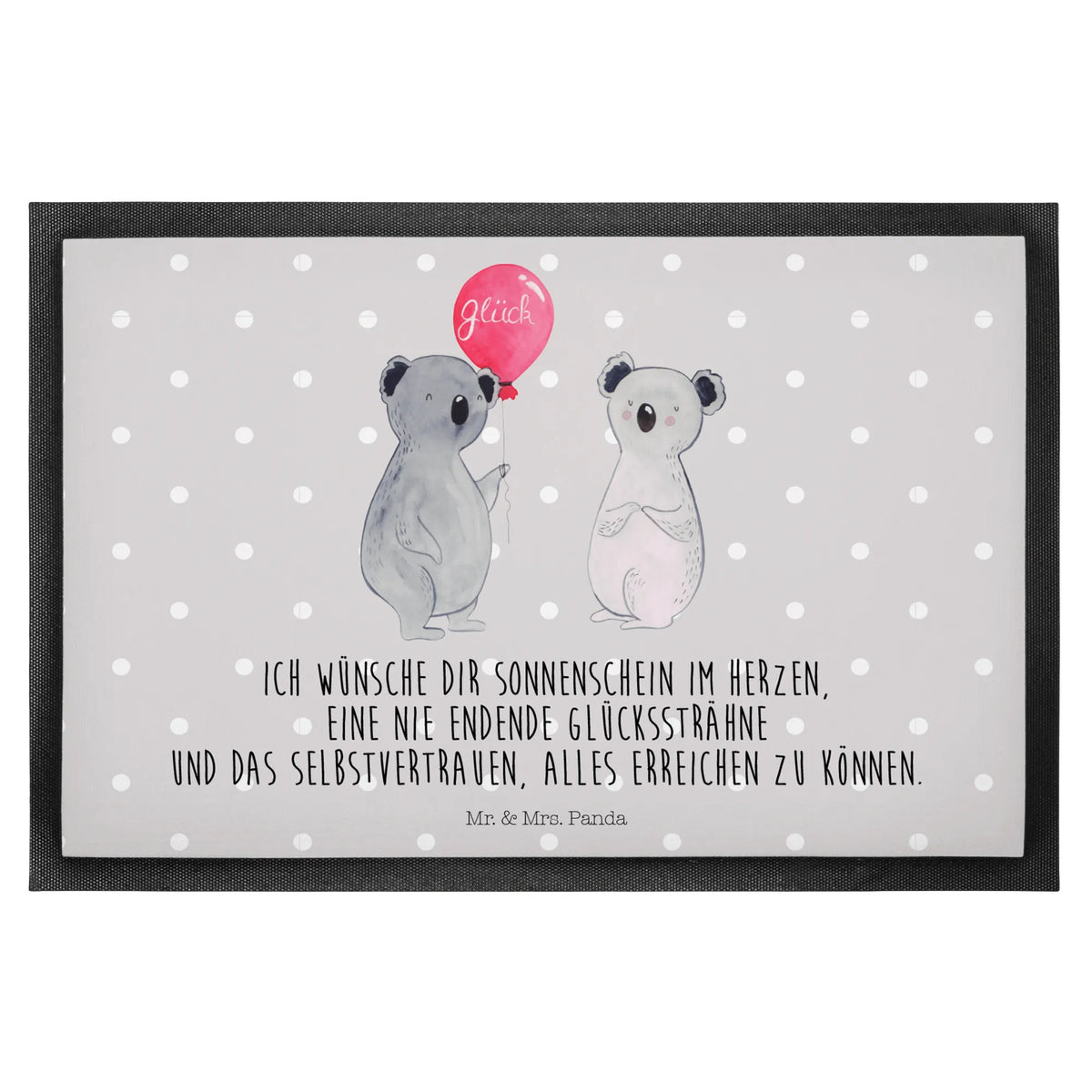 Doormat Koala bear balloon balloon, present, birthday