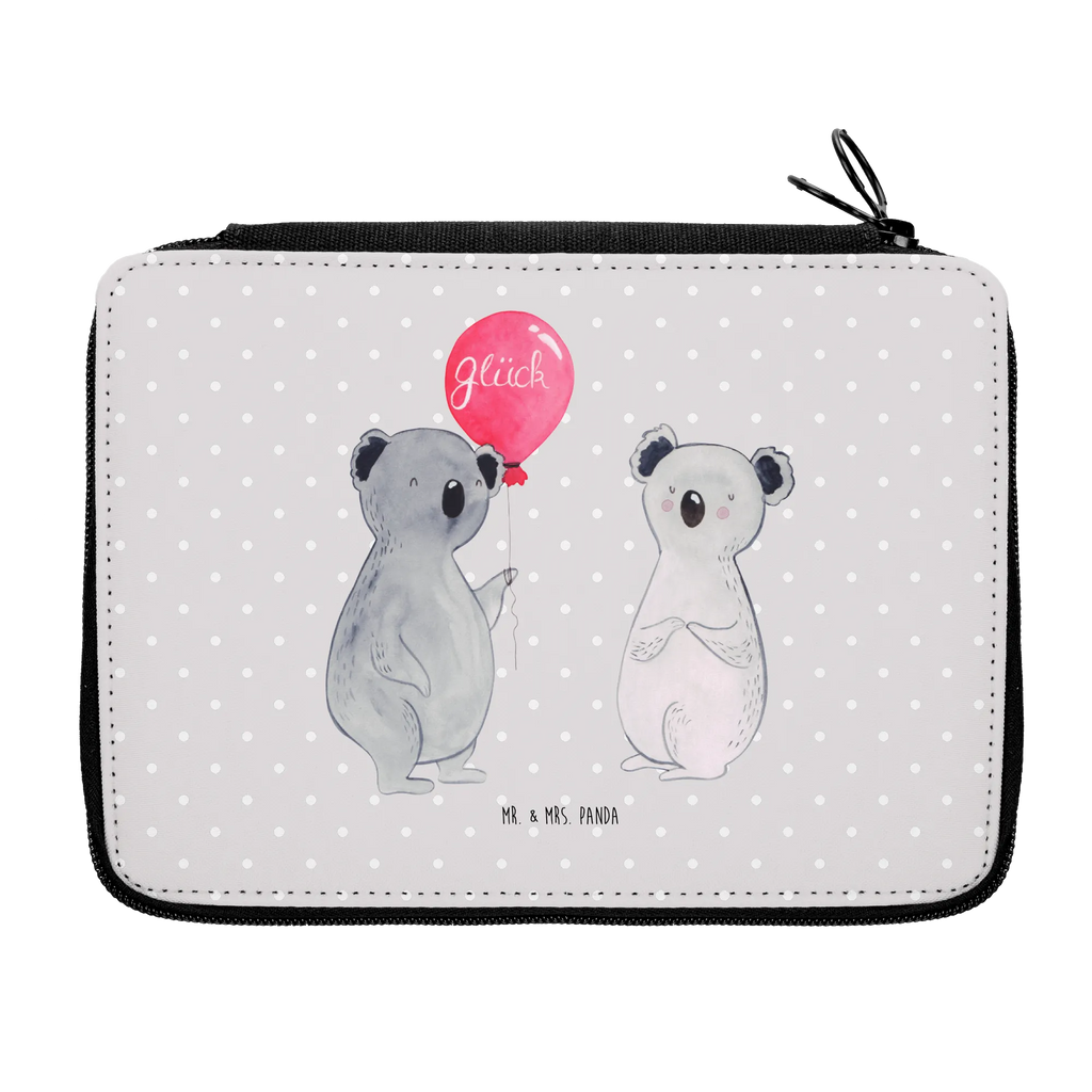 Leather folder Koala bear balloon motif, pupil, pencil case, gift, school, pencil bag, pen roll, enrolment, primary school, child, Koala, koala, birthday, balloon, present, party