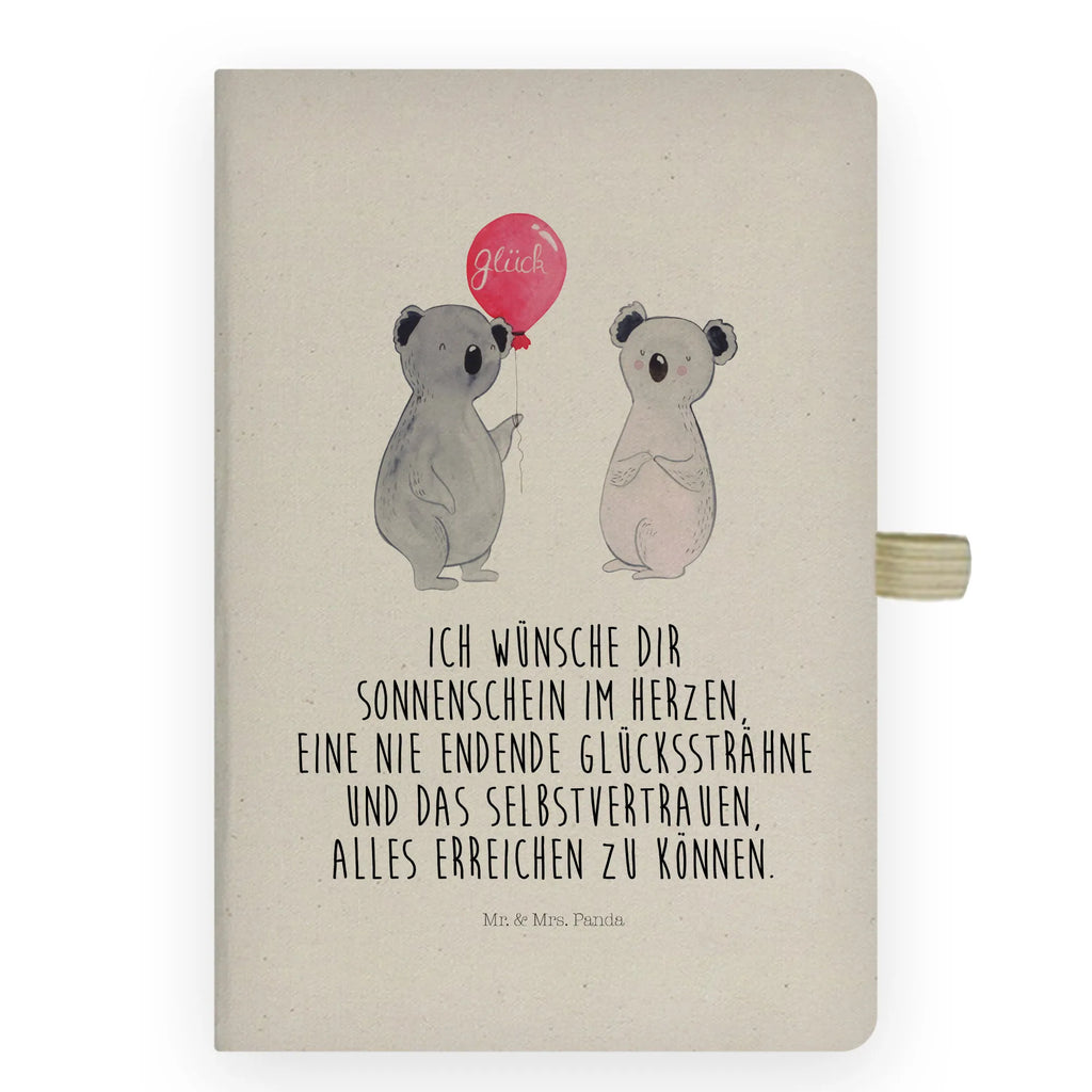 Cotton notebook Koala bear balloon writing book, notes, notebook, diary, journal, entry book, sketchbook, address book, notepad, Koala, koala, birthday, present, party, balloon