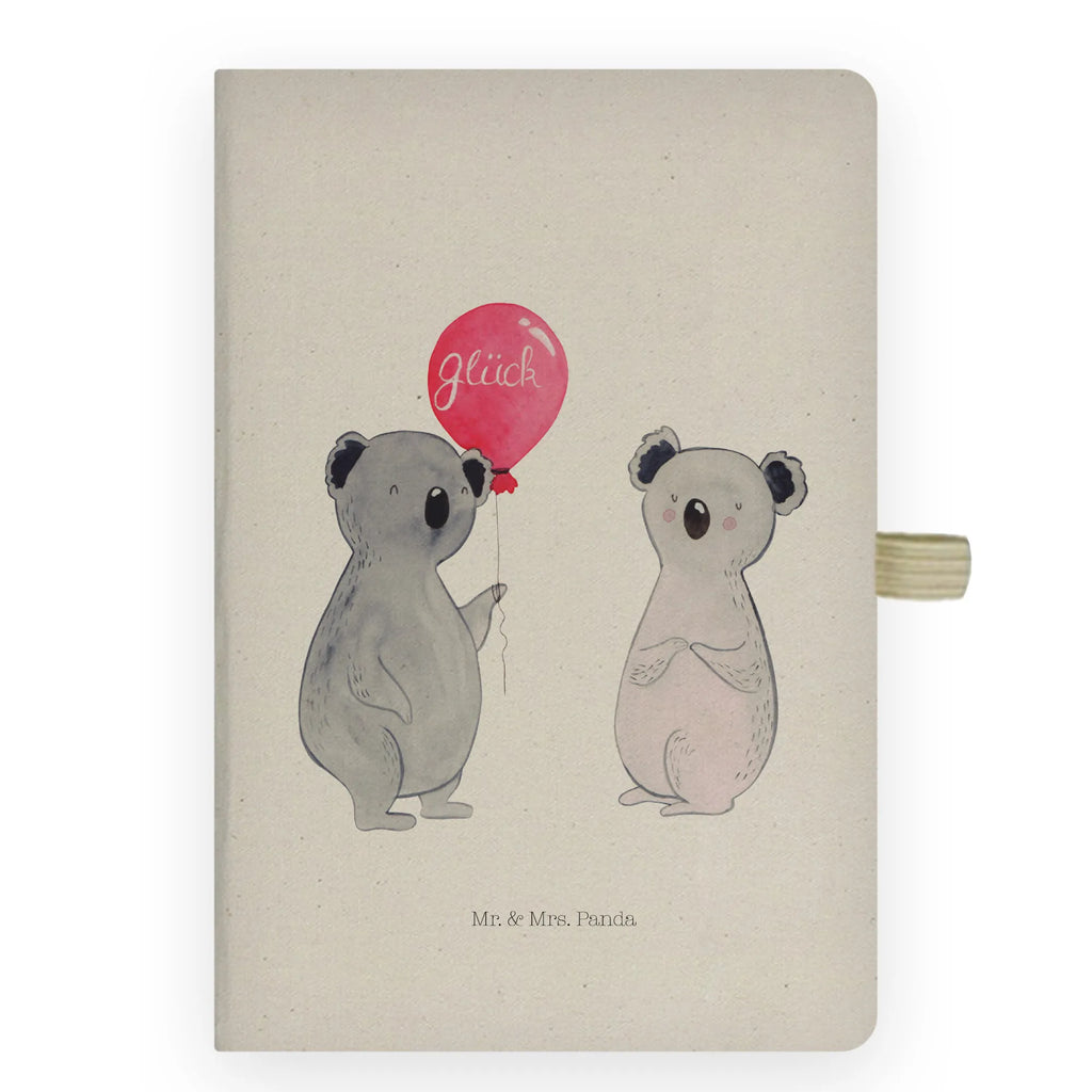 Cotton notebook Koala bear balloon writing book, notes, notebook, diary, journal, entry book, sketchbook, address book, notepad, Koala, koala, birthday, present, party, balloon