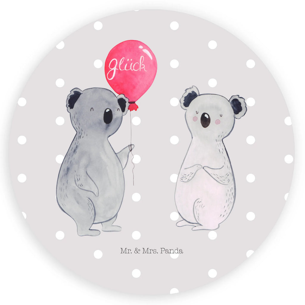 Rund Aufkleber Koala Luftballon Sticker, Aufkleber, Etikett, Koalabär, Koala, Party, Geschenk, Geburtstag, Luftballon