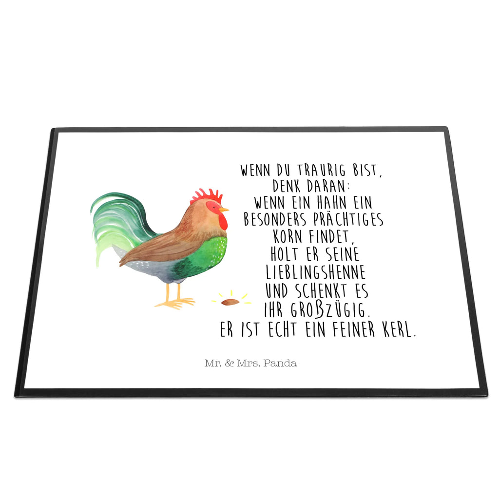 Schreibtischunterlage Hahn mit Korn arbeitsunterlage, schreibtischunterlage, pultunterlage, schreibauflagen, schreibtischmatte, tischmatte, Schreibtisch Unterlagen, schreibmatte, tischpads, tischauflagen, Schreibtisch Matte, schreibtischauflagen, Schreibtischauflage, tischpad, Tischunterlage, schreibtischunterlagen, schreibauflage, tischmatten, arbeitsmatte, Schreibunterlage, tischauflage, Hoftiere, Bauernhof, Landwirt, Landwirtin, Natur, Eier, Hahn, Henne, Korn