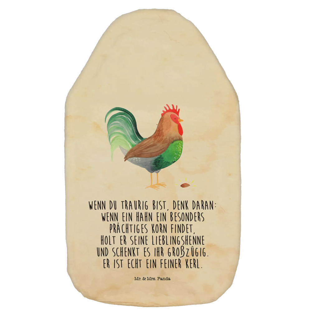 Wärmflasche Hahn mit Korn Bettflasche, Körnerkissen, Kleine Wärmflasche, Wärmekissen, Kinderwärmflasche, Wärmflaschenbezug, Wärmflasche mit Bezug, Wärmflasche, Bauernhof, Hoftiere, Landwirt, Landwirtin, Eier, Hahn, Korn, Natur, Henne