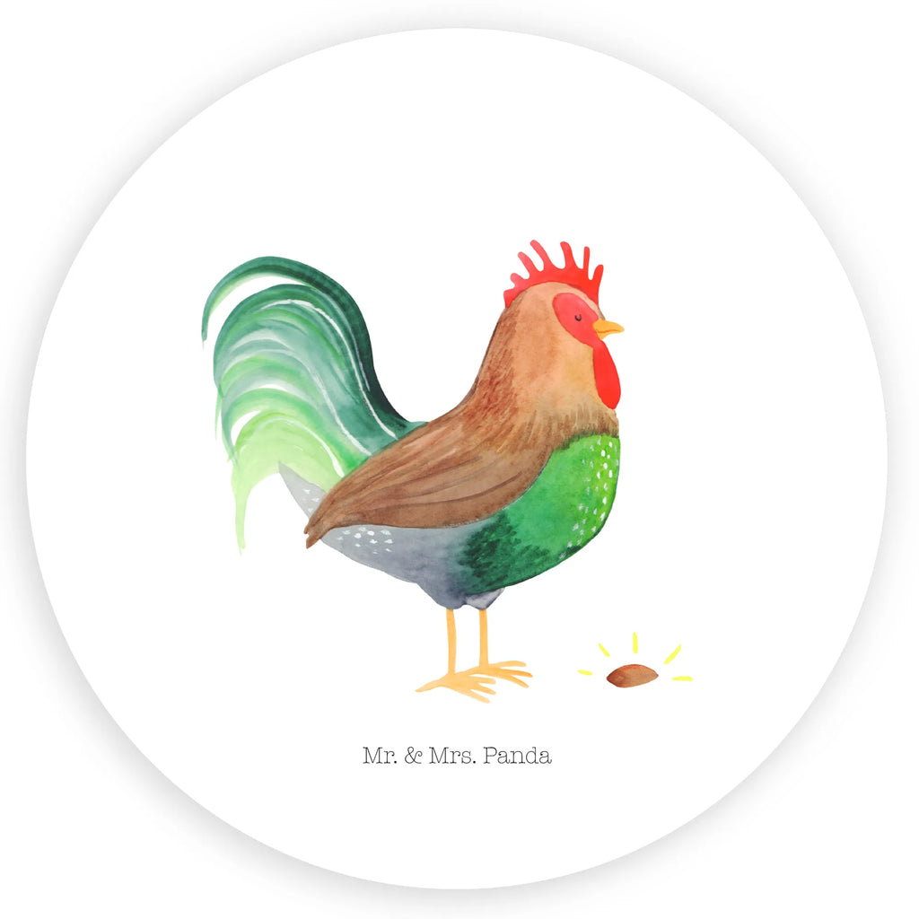 Rund Aufkleber Hahn mit Korn Aufkleber, Sticker, Etikett, Hoftiere, Bauernhof, Landwirtin, Landwirt, Hahn, Korn, Eier, Henne, Natur