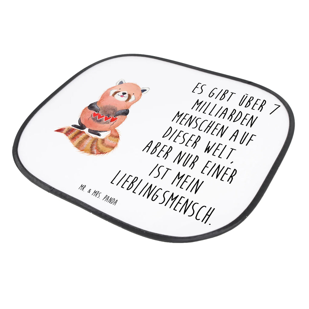 Osłona przeciwsłoneczna do samochodu Czerwony Panda Motywy zwierzęce, dobra energia, zabawne powiedzonka, zwierzęta