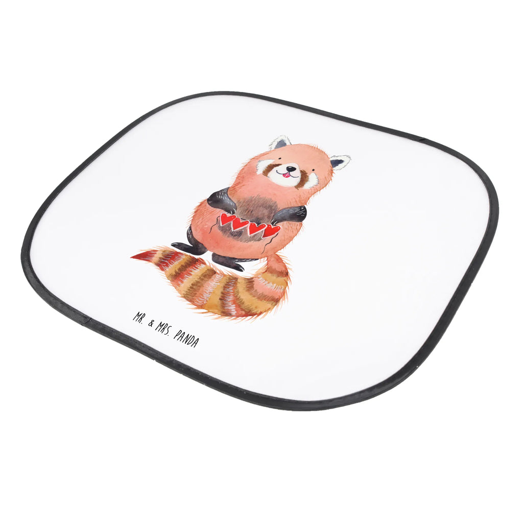 Osłona przeciwsłoneczna do samochodu Czerwony Panda Motywy zwierzęce, dobra energia, zabawne powiedzonka, zwierzęta