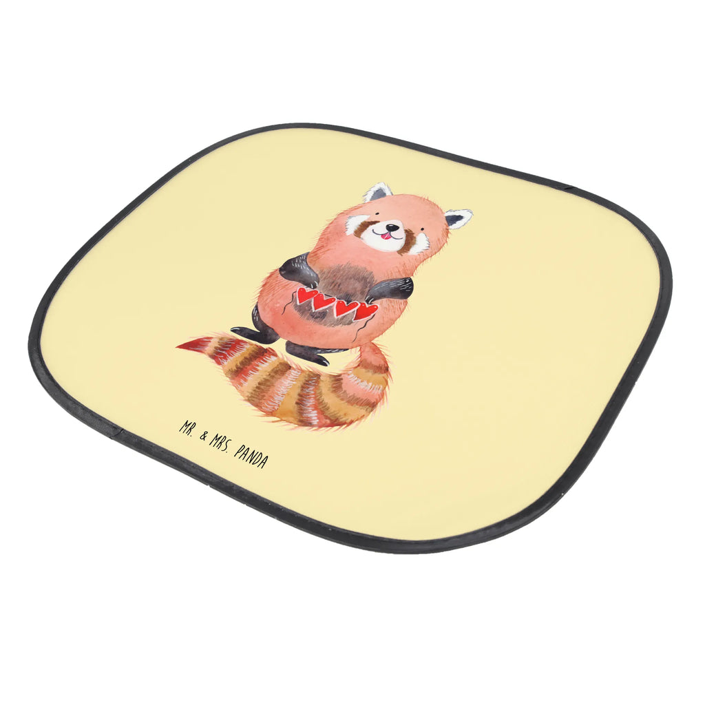 Osłona przeciwsłoneczna do samochodu Czerwony Panda Motywy zwierzęce, dobra energia, zabawne powiedzonka, zwierzęta