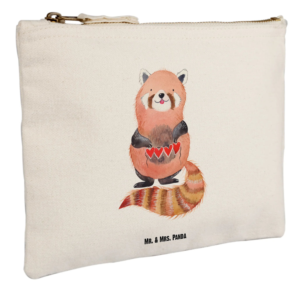 torebka na makijaż Czerwony Panda pencil case, kosmetiktäschchen, aufbewahrungsbeutel, Federmappe, Waschtasche, Mäppchen, toiletry bag, Schminktasche, Etui, pinsel tasche, Kulturbeutel, Waschbeutel, utensilientasche, Kosmetiktasche, Schminktäschchen, Stiftemäppchen, Schminkbeutel, beauty case, Kulturtasche, aufbewahrungstasche, beauty tasche, Kosmetikbeutel, Schlampermäppchen, Tiermotive, Tiere, Lustige Sprüche, Gute Laune, Rot, Herz, Lieblingsmensch, Liebling, Liebe, Panda