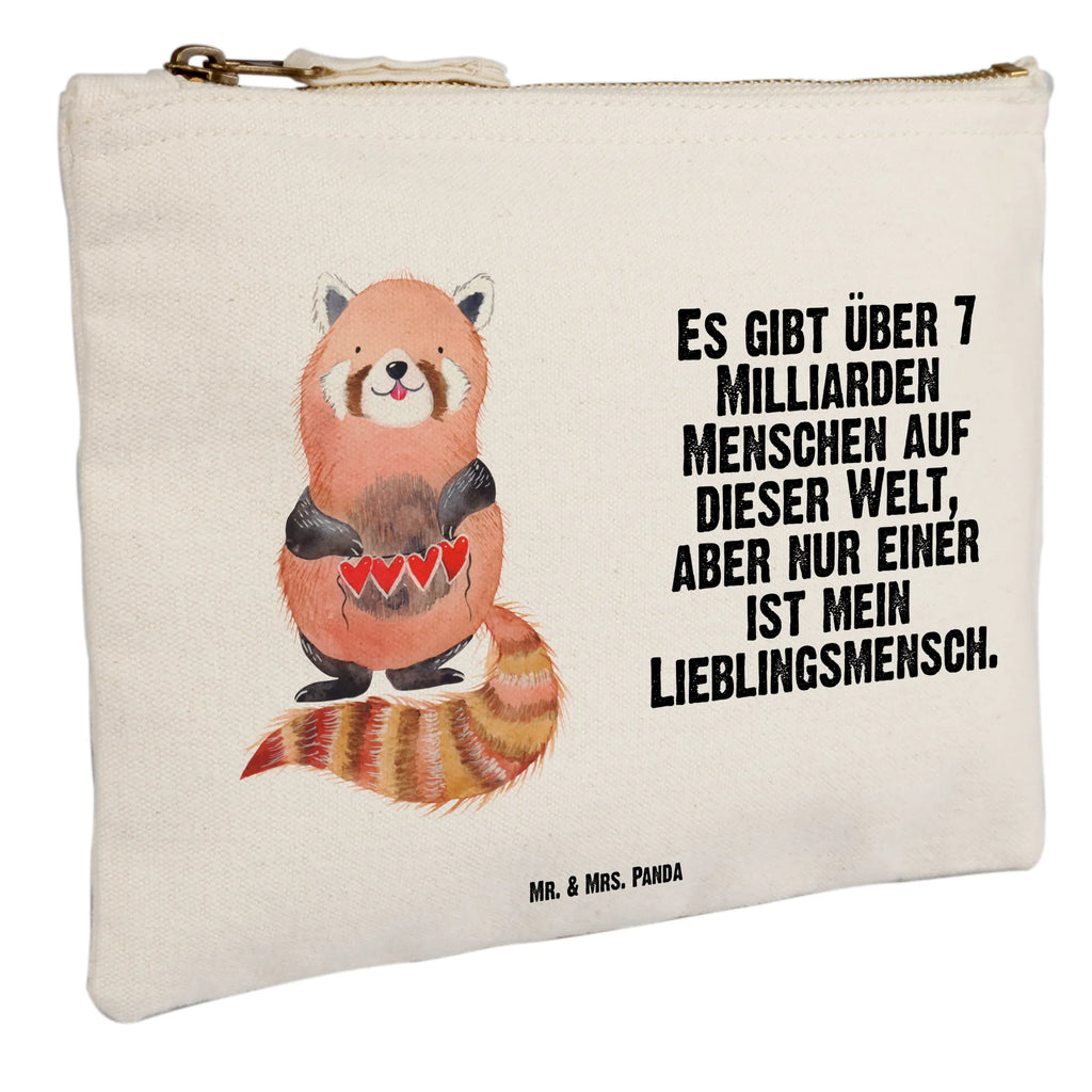 torebka na makijaż Czerwony Panda pencil case, kosmetiktäschchen, aufbewahrungsbeutel, Federmappe, Waschtasche, Mäppchen, toiletry bag, Schminktasche, Etui, pinsel tasche, Kulturbeutel, Waschbeutel, utensilientasche, Kosmetiktasche, Schminktäschchen, Stiftemäppchen, Schminkbeutel, beauty case, Kulturtasche, aufbewahrungstasche, beauty tasche, Kosmetikbeutel, Schlampermäppchen, Tiermotive, Tiere, Lustige Sprüche, Gute Laune, Rot, Herz, Lieblingsmensch, Liebling, Liebe, Panda