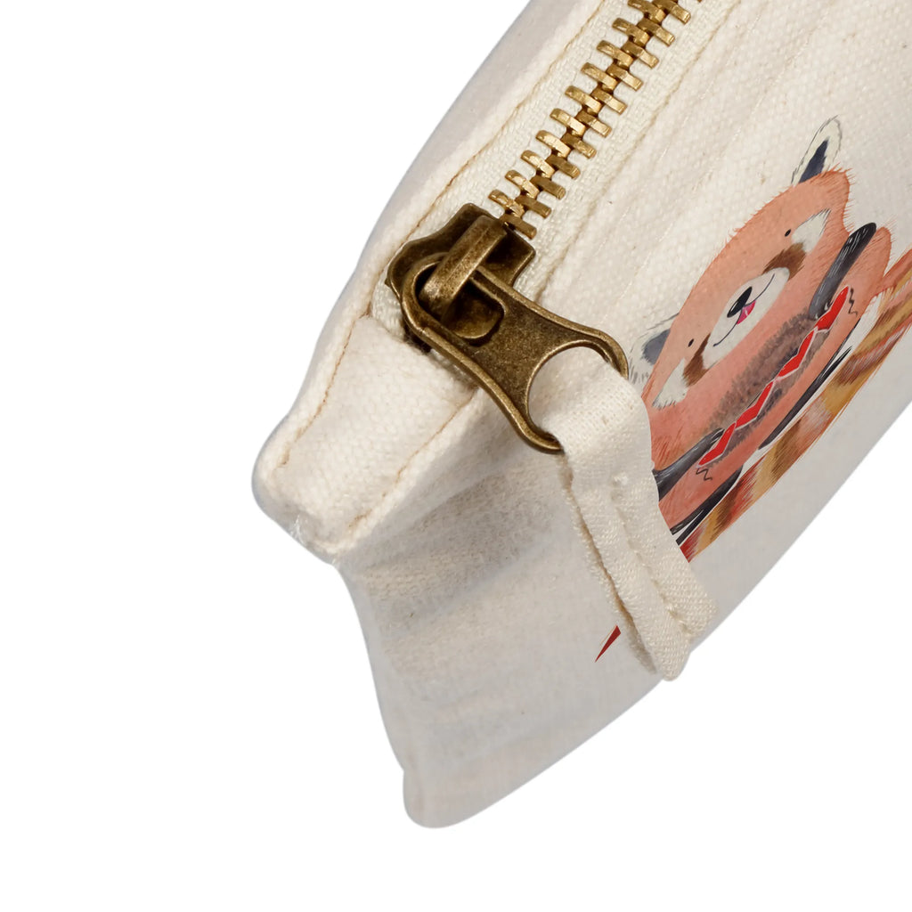 torebka na makijaż Czerwony Panda pencil case, kosmetiktäschchen, aufbewahrungsbeutel, Federmappe, Waschtasche, Mäppchen, toiletry bag, Schminktasche, Etui, pinsel tasche, Kulturbeutel, Waschbeutel, utensilientasche, Kosmetiktasche, Schminktäschchen, Stiftemäppchen, Schminkbeutel, beauty case, Kulturtasche, aufbewahrungstasche, beauty tasche, Kosmetikbeutel, Schlampermäppchen, Tiermotive, Tiere, Lustige Sprüche, Gute Laune, Rot, Herz, Lieblingsmensch, Liebling, Liebe, Panda