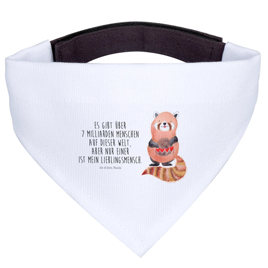 Chusta na szyję dla psa L Czerwony Panda Tuch, Mittelgroße Hunde, Hunde, Hundehalstuch, Halstuch, Mittel, Lustige Sprüche, Tiere, Tiermotive, Gute Laune, Liebling, Liebe, Herz, Lieblingsmensch, Rot, Panda