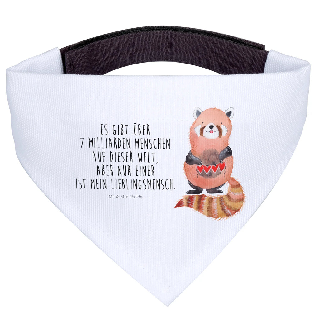 Chusta na szyję dla psa L Czerwony Panda Tuch, Mittelgroße Hunde, Hunde, Hundehalstuch, Halstuch, Mittel, Lustige Sprüche, Tiere, Tiermotive, Gute Laune, Liebling, Liebe, Herz, Lieblingsmensch, Rot, Panda