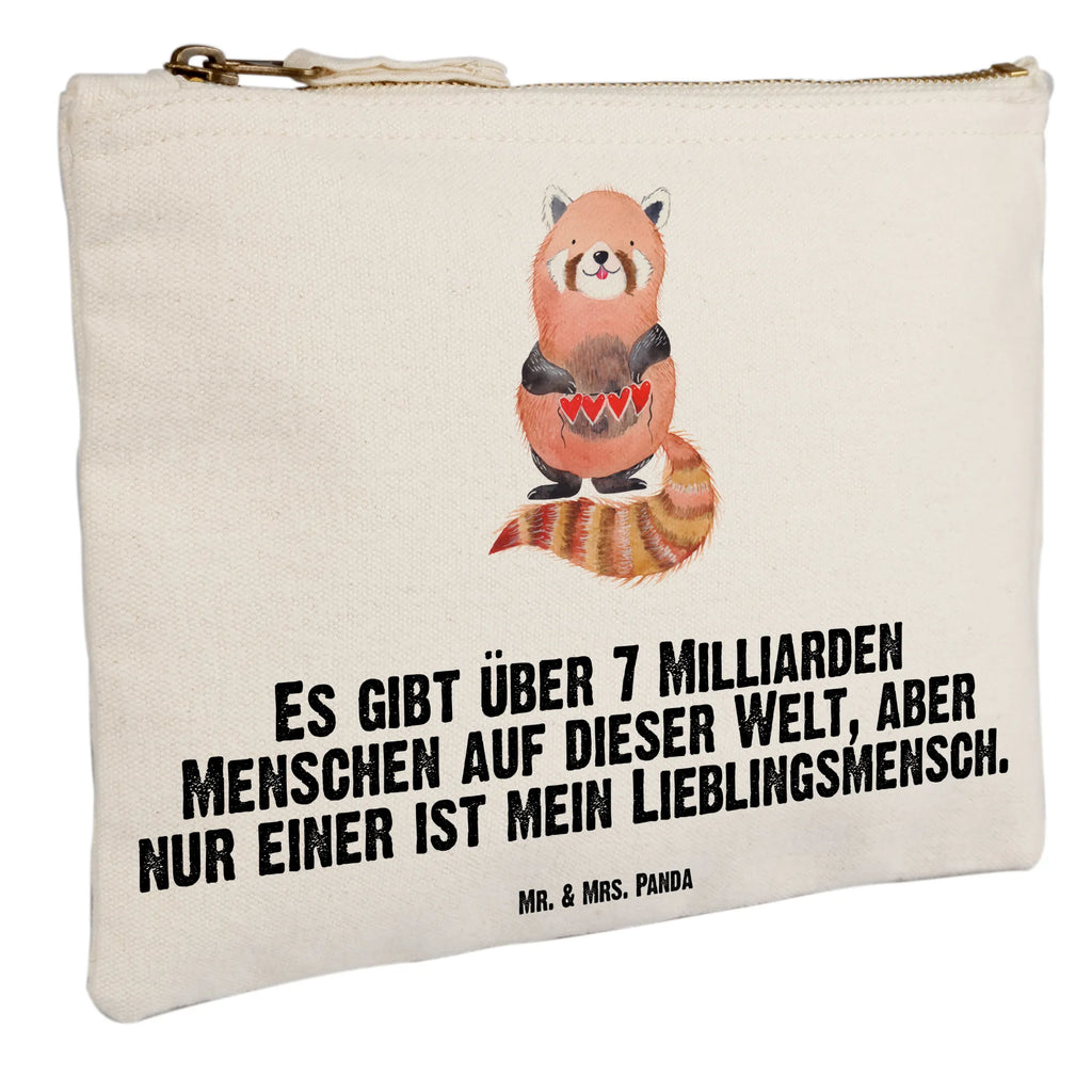 torebka na makijaż Czerwony Panda pencil case, kosmetiktäschchen, aufbewahrungsbeutel, Federmappe, Waschtasche, Mäppchen, toiletry bag, Schminktasche, Etui, pinsel tasche, Kulturbeutel, Waschbeutel, utensilientasche, Kosmetiktasche, Schminktäschchen, Stiftemäppchen, Schminkbeutel, beauty case, Kulturtasche, aufbewahrungstasche, beauty tasche, Kosmetikbeutel, Schlampermäppchen, Tiermotive, Tiere, Lustige Sprüche, Gute Laune, Rot, Herz, Lieblingsmensch, Liebling, Liebe, Panda