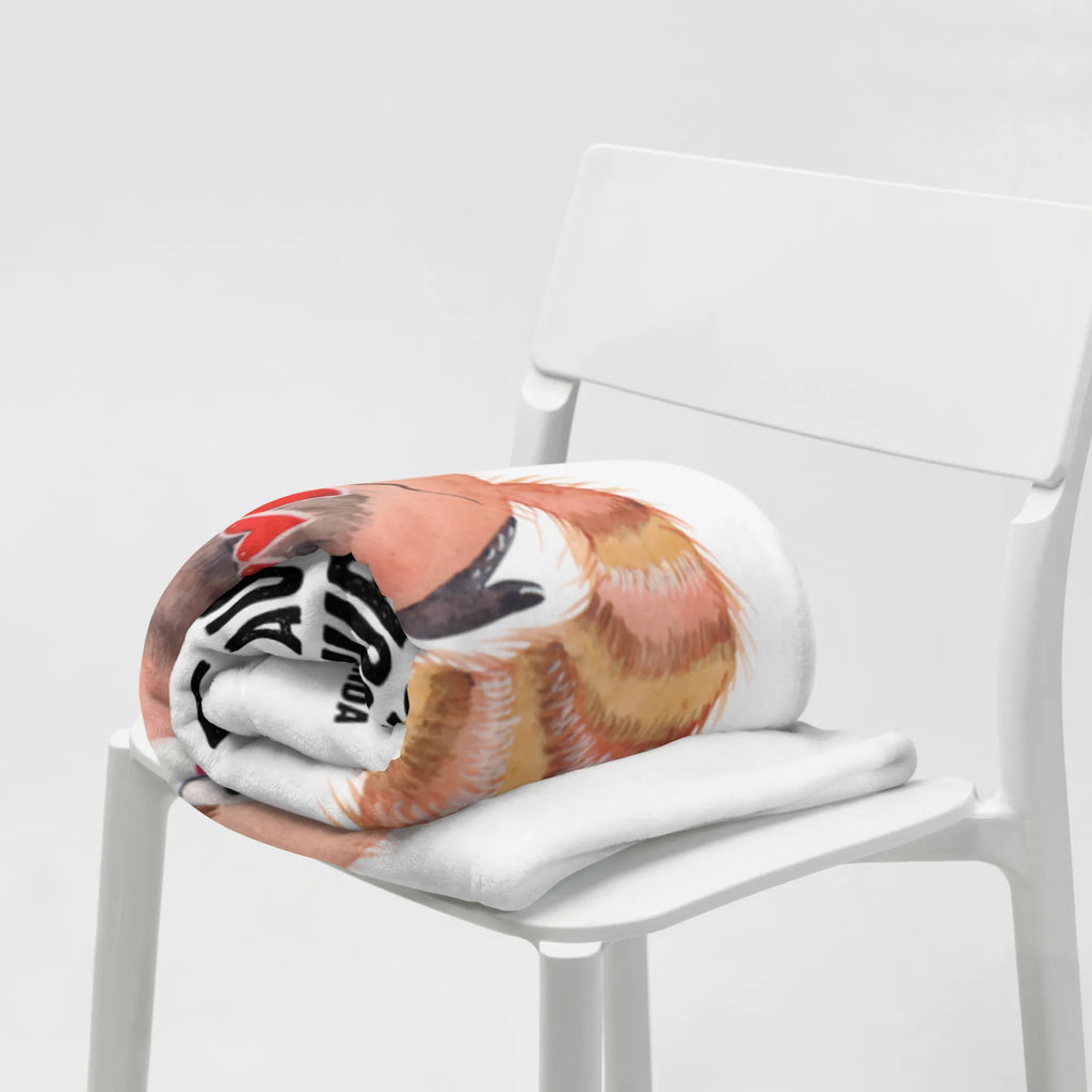 Kocyk dla niemowląt Czerwony Panda Motywy zwierzęce, dobra energia, zabawne powiedzonka, zwierzęta