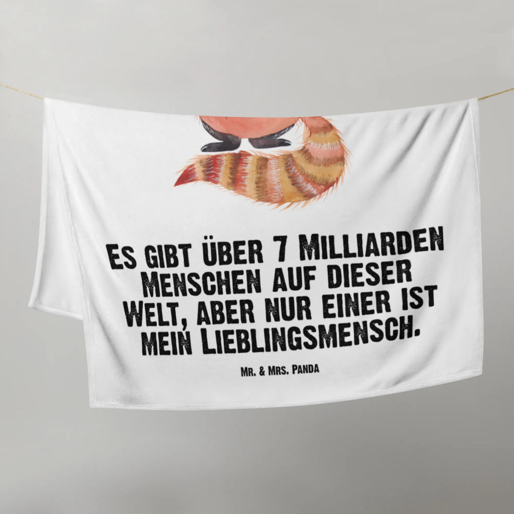 Kocyk dla niemowląt Czerwony Panda Motywy zwierzęce, dobra energia, zabawne powiedzonka, zwierzęta