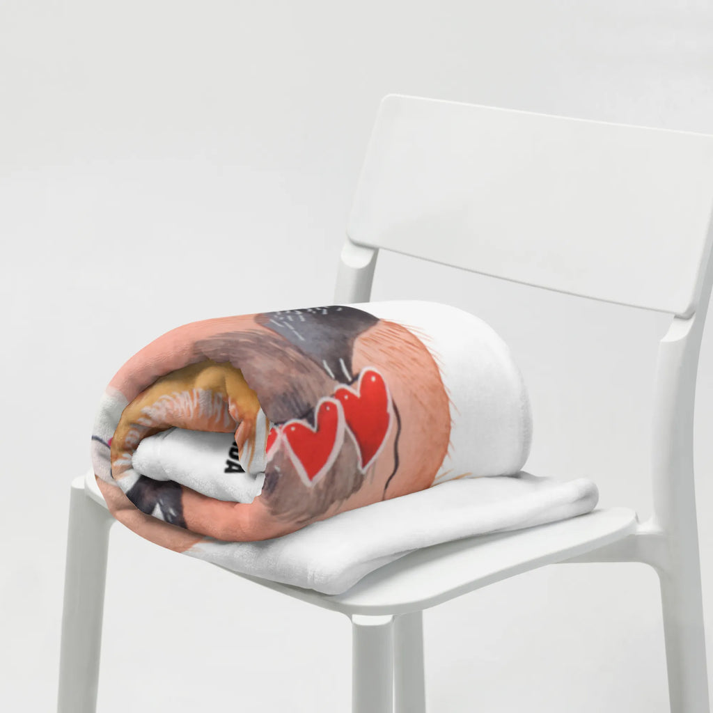 Kocyk dla niemowląt Czerwony Panda Motywy zwierzęce, dobra energia, zabawne powiedzonka, zwierzęta