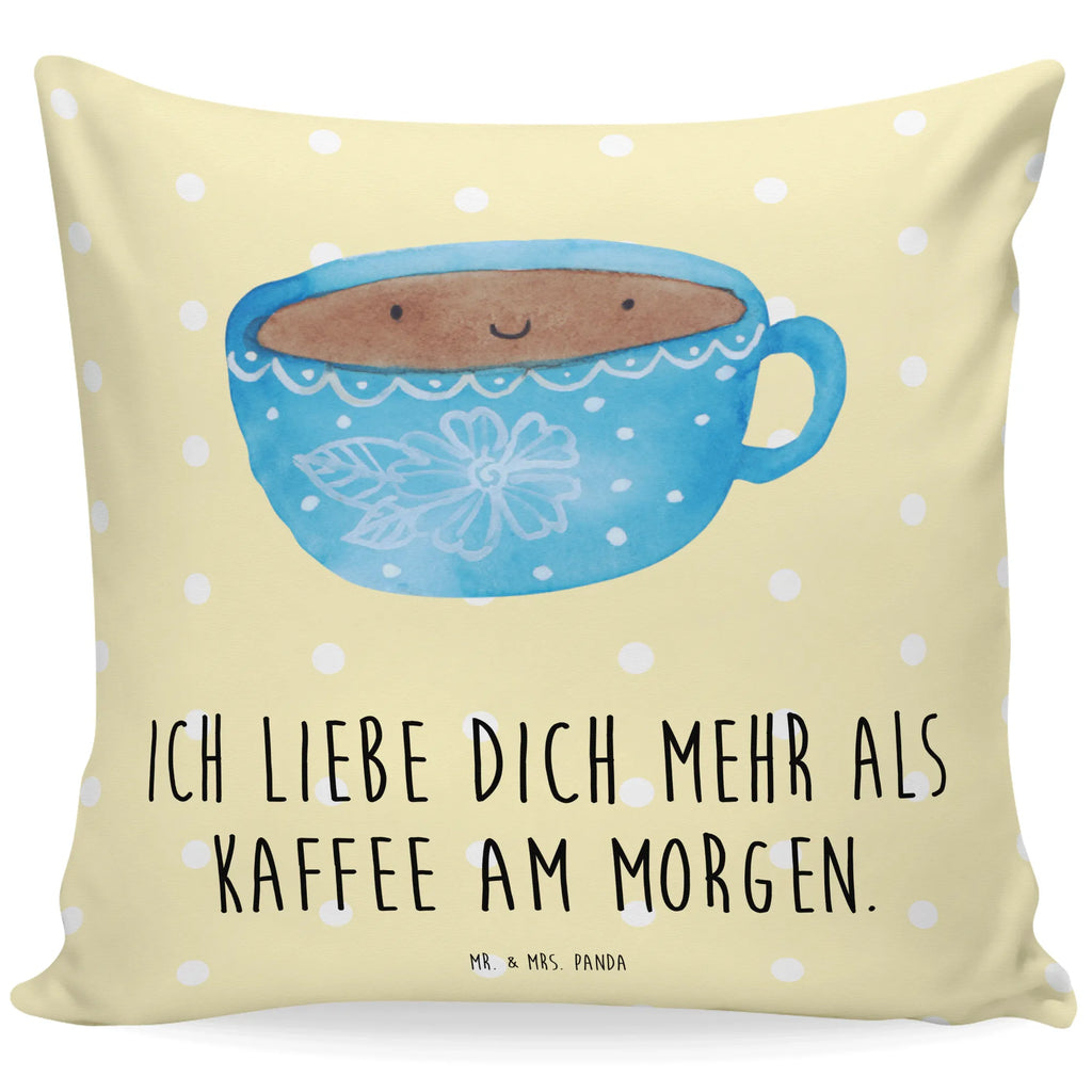 Cushion Coffee Cup settee, cushion, pad, pillow case, bedroom, 40x40, sofa, bed, couch, soft, 40 x 40, fluffy, Pillow, pillows, small animals, cute, funny, cute animal motives, hand drawn, small world, funny sayings, good mood, happy, gifts, gift ideas, special gifts, animal lover, card, love, pleasure, taste, cup, happiness, Coffee