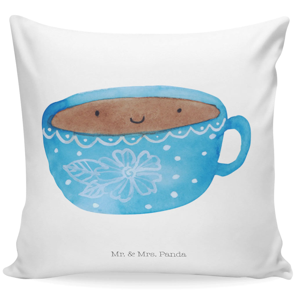 Cushion Coffee Cup settee, cushion, pad, pillow case, bedroom, 40x40, sofa, bed, couch, soft, 40 x 40, fluffy, Pillow, pillows, small animals, cute, funny, cute animal motives, hand drawn, small world, funny sayings, good mood, happy, gifts, gift ideas, special gifts, animal lover, card, love, pleasure, taste, cup, happiness, Coffee