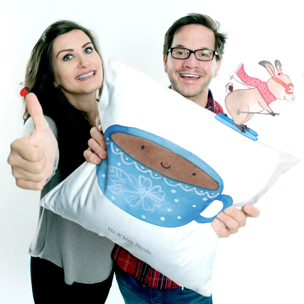 Cushion Coffee Cup settee, cushion, pad, pillow case, bedroom, 40x40, sofa, bed, couch, soft, 40 x 40, fluffy, Pillow, pillows, small animals, cute, funny, cute animal motives, hand drawn, small world, funny sayings, good mood, happy, gifts, gift ideas, special gifts, animal lover, card, love, pleasure, taste, cup, happiness, Coffee