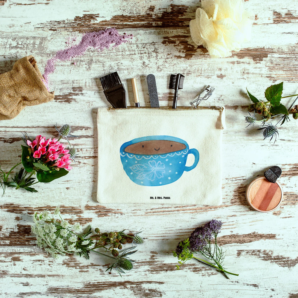 torebka na makijaż Kawa kubek beauty case, pencil case, aufbewahrungsbeutel, Kosmetikbeutel, kosmetiktäschchen, Kosmetiktasche, Stiftemäppchen, Kulturbeutel, Etui, Kulturtasche, Schminktasche, pinsel tasche, Schlampermäppchen, Schminktäschchen, utensilientasche, Waschbeutel, Federmappe, beauty tasche, aufbewahrungstasche, Schminkbeutel, Waschtasche, Mäppchen, toiletry bag, Tiermotive, Tiere, Lustige Sprüche, Gute Laune, Kaffee, Genuss, Tasse, Liebe, Glücklich, Geschmack