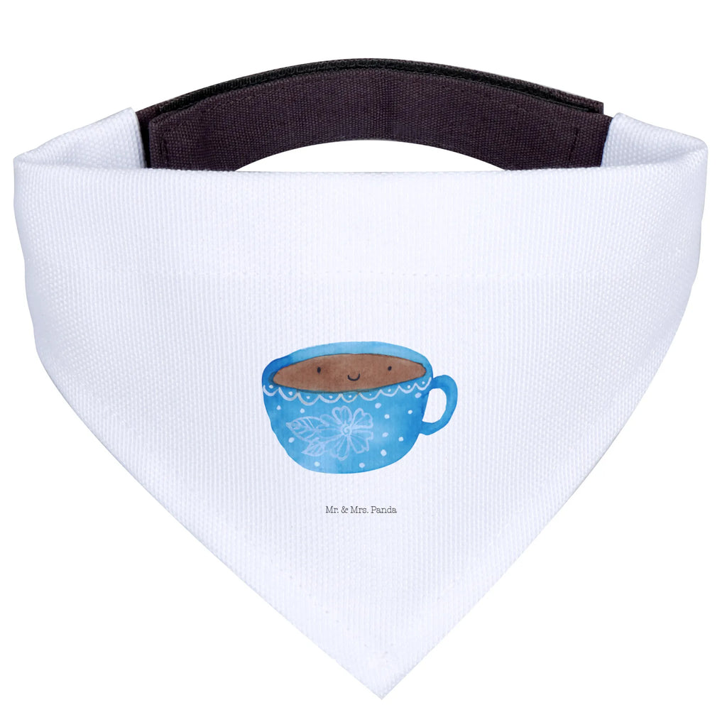 Hundehalstuch Kaffee Tasse Halstuch, Hundehalstuch, Mittel, Tuch, Mittelgroße Hunde, Hunde, Lustige Sprüche, Tiere, Tiermotive, Gute Laune, Kaffee, Tasse, Liebe, Glücklich, Genuss, Geschmack