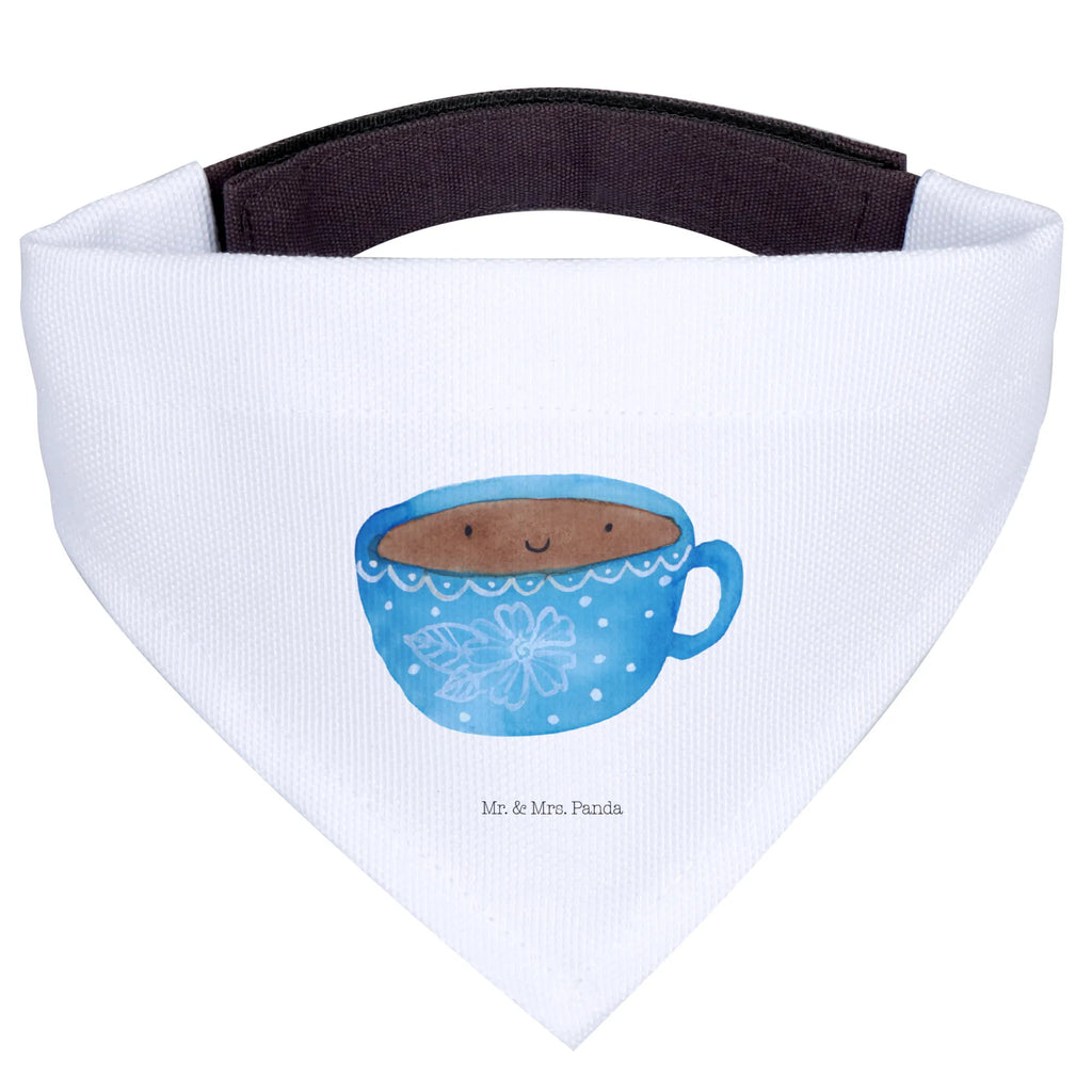 Hundehalstuch Kaffee Tasse Halstuch, Hundehalstuch, Mittel, Tuch, Mittelgroße Hunde, Hunde, Lustige Sprüche, Tiere, Tiermotive, Gute Laune, Kaffee, Tasse, Liebe, Glücklich, Genuss, Geschmack