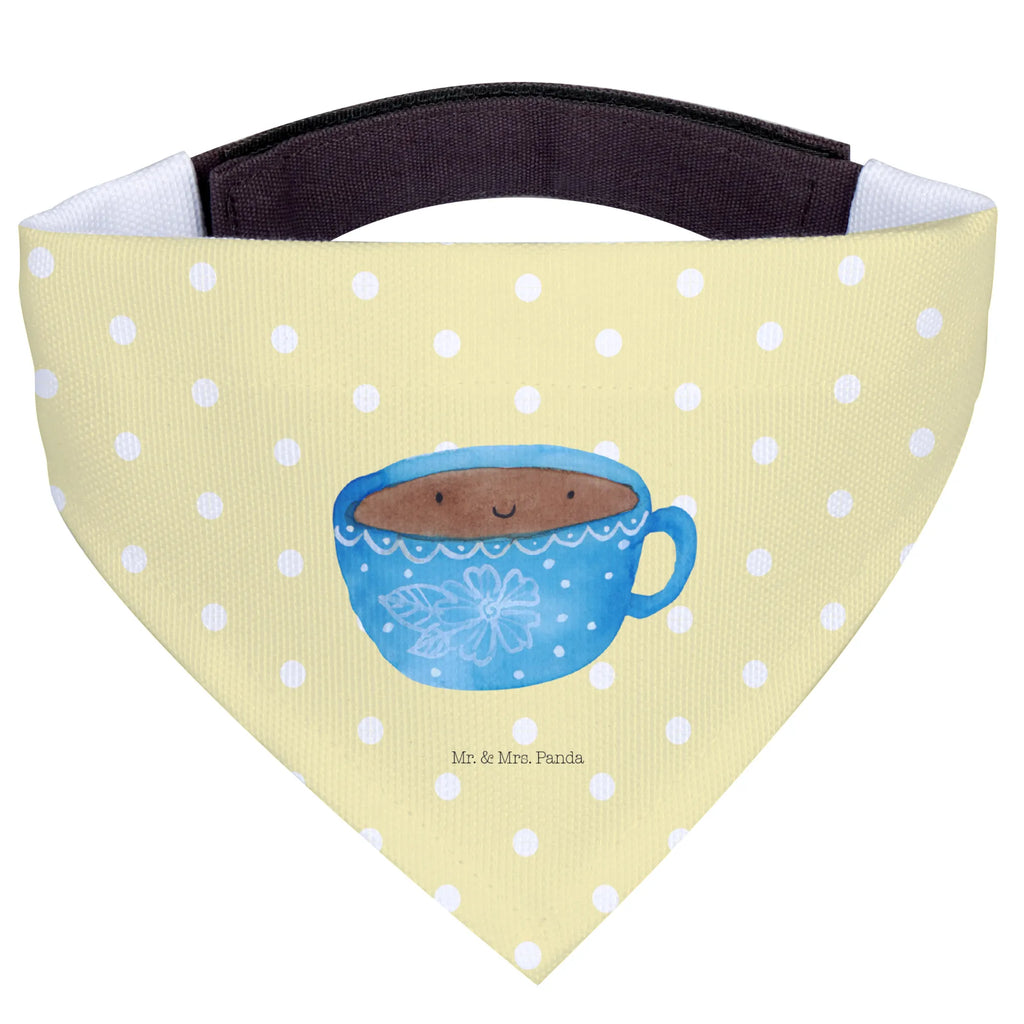 Hundehalstuch Kaffee Tasse Halstuch, Hundehalstuch, Mittel, Tuch, Mittelgroße Hunde, Hunde, Lustige Sprüche, Tiere, Tiermotive, Gute Laune, Kaffee, Tasse, Liebe, Glücklich, Genuss, Geschmack