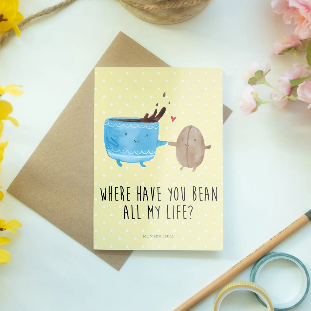 Greetings card Coffee Bean abiturkarte, Klappkarte, babykarte, Motivkarte, vatertagskarte, einladungskarten, hochzeitskarten, Glückwunschkarte, dankeskarten, glückwunschkarten, osterkarten, genesungskarte, valentinstagskarte, jubiläumskarte, Grußkarte, neujahrskarte, weihnachtskarten, osterkarte, Grußkarten, firmungskarte, kommunionskarte, spruchkarte, Beileidskarte, Tiere, Tiermotive, Gute Laune, Lustige Sprüche, Genuss, Kaffee, Zufriedenheit, Kaffeebohne, Glück