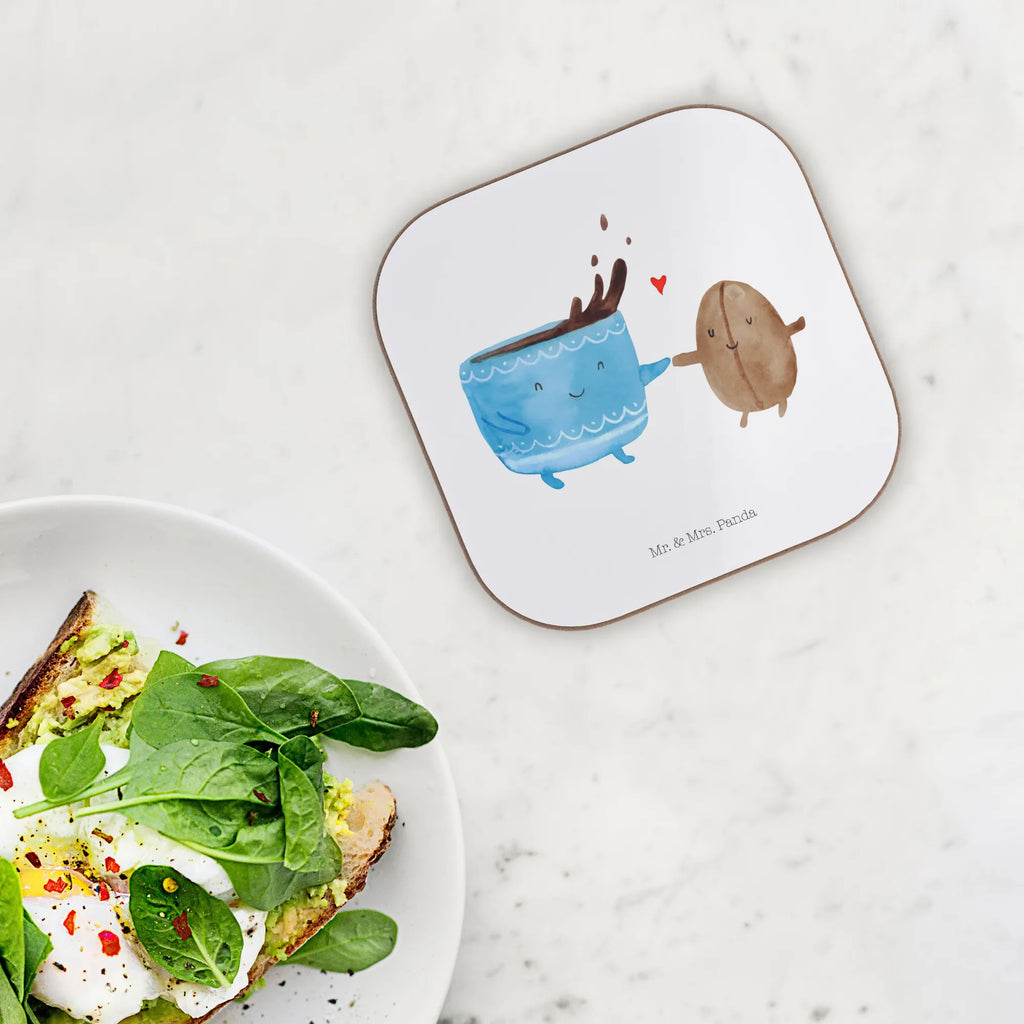 Podkładka kawa ziarno Motywy zwierzęce, dobra energia, zabawne powiedzonka, zwierzęta